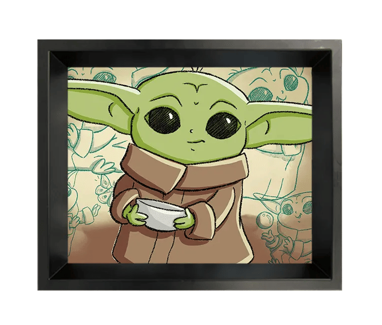 The Child Lenticular Shadowbox Print