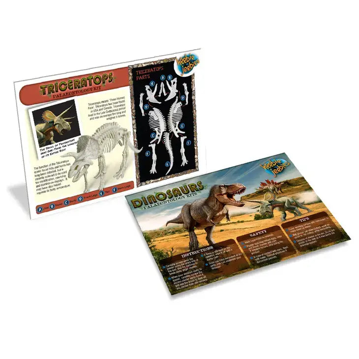 Triceratops Paleontology Dig Kit