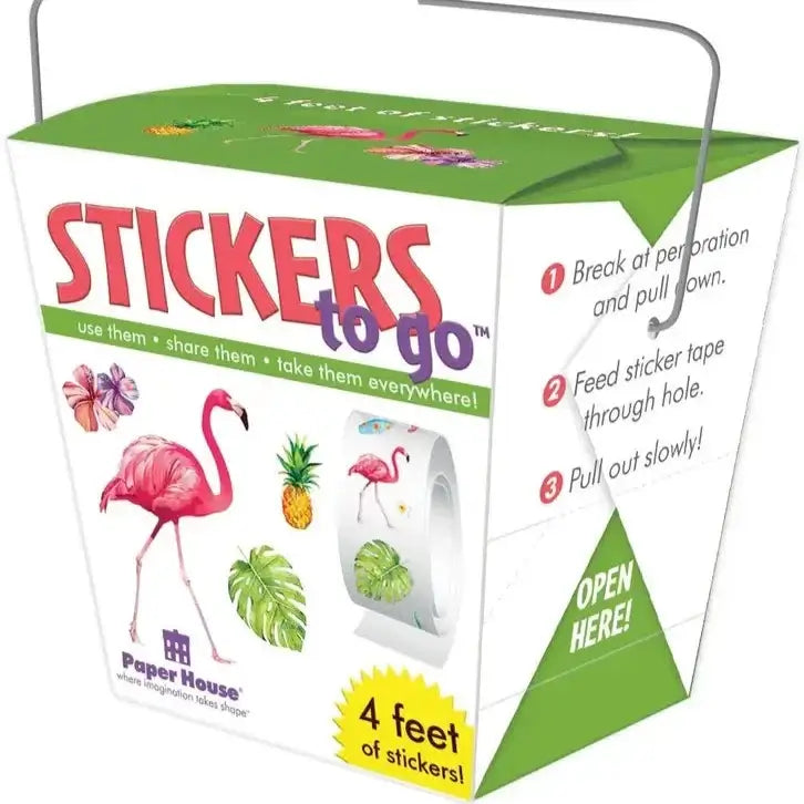 Tropical Themed Stickers to Go