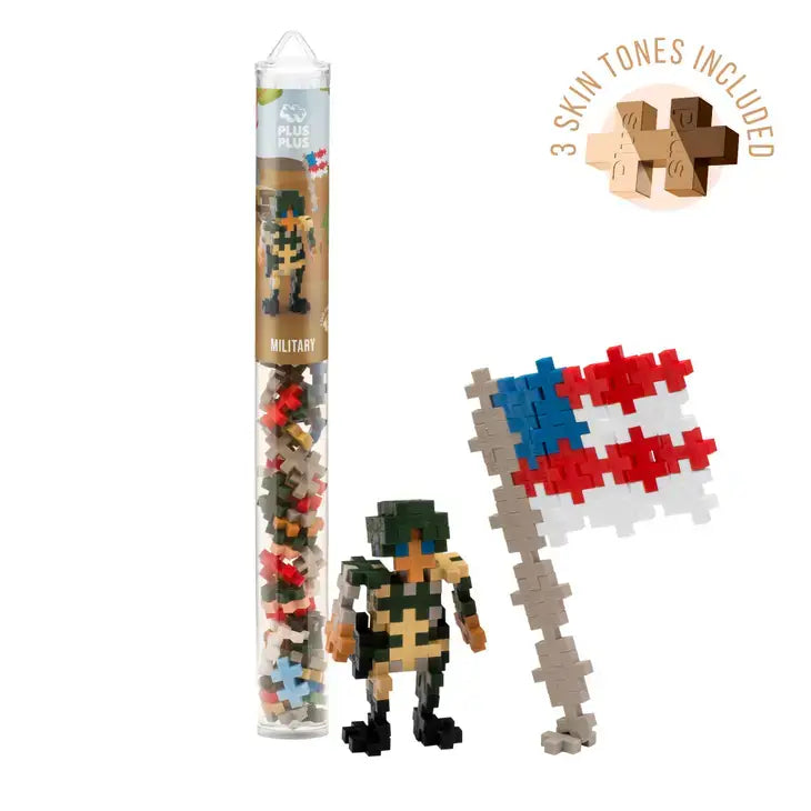 Tube 70 pc - Military building set