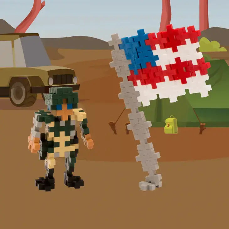 Tube 70 pc - Military building set