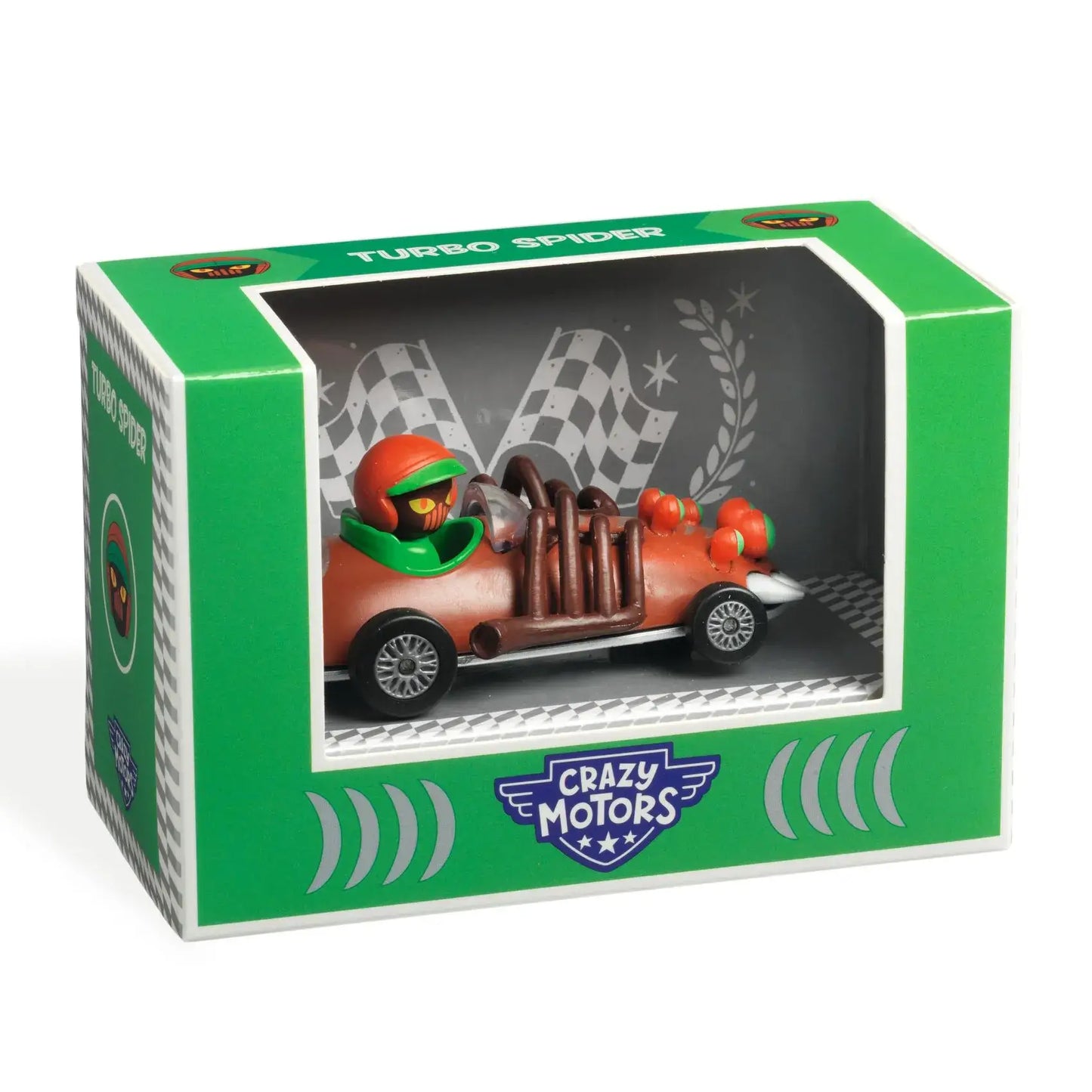 Turbo Spider Crazy Motors Metal Cars