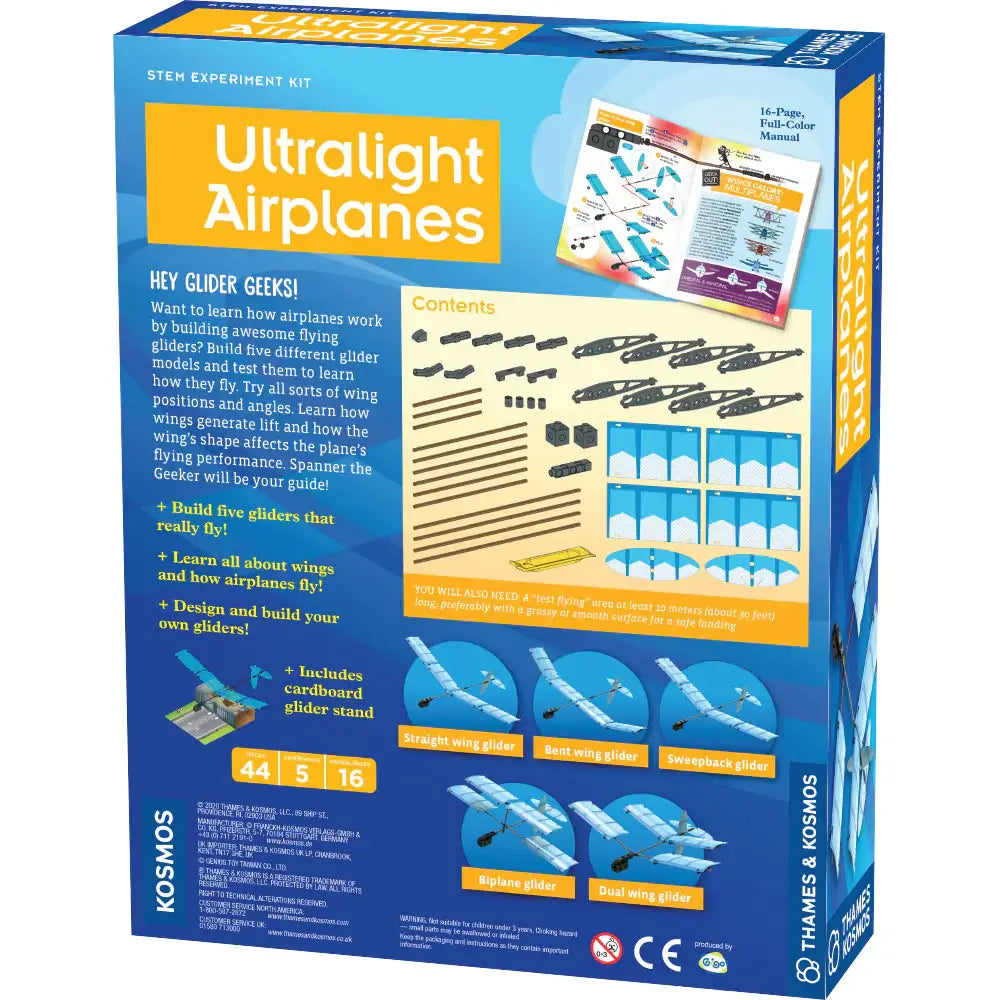 Ultralight Airplanes STEAM Building Set