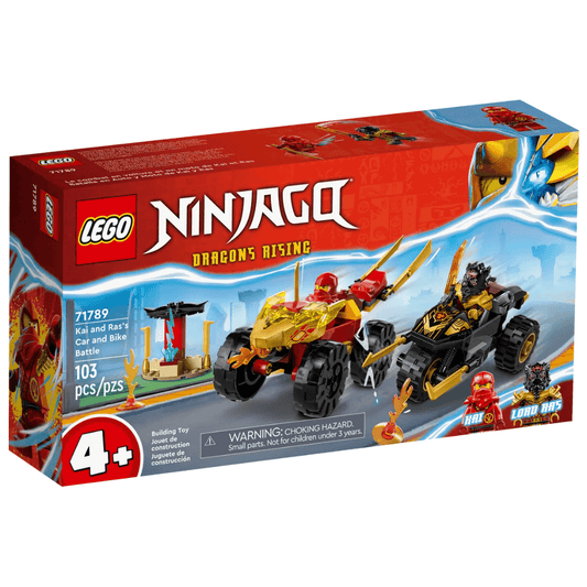 LEGO Ninjago Kai and Ras's Car and Bike Battle