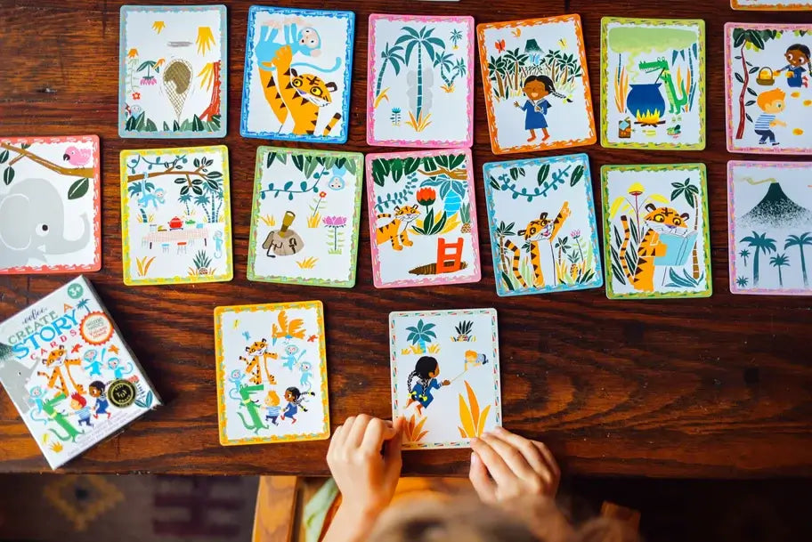 Volcano Island Create A Story Card