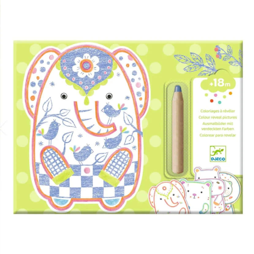 Wild Animals Coloring Kit for Toddlers