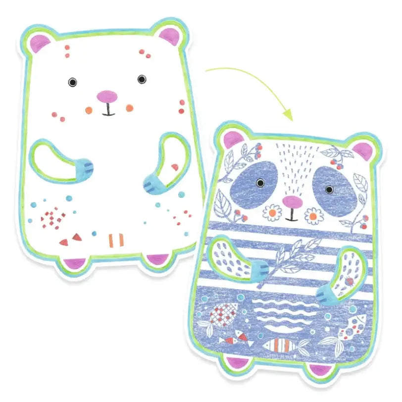 Wild Animals Coloring Kit for Toddlers