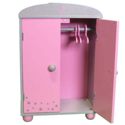 Wooden Armoire for 18″ Dolls