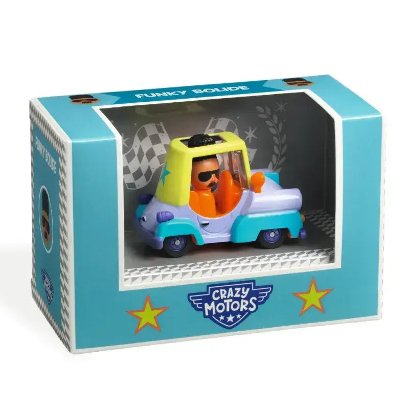 Funky Bolide Crazy Motors Toy Car Metal Car
