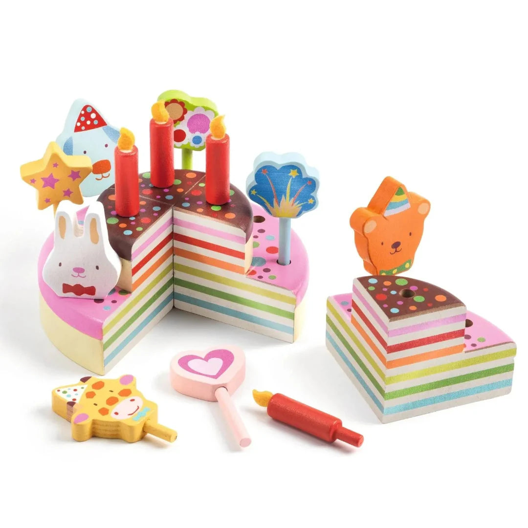 Wooden Happy Birthday Play Set