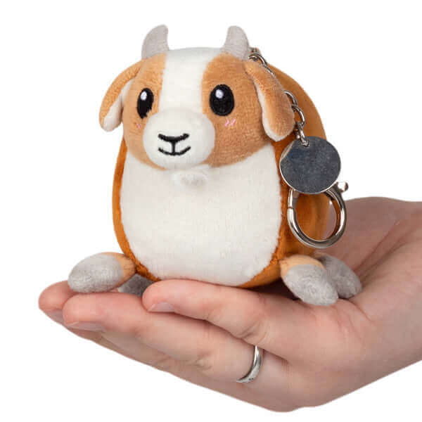 Micro Squishable Baby Goat Keychain