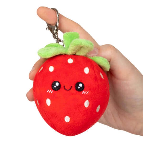 Micro Squishable Comfort Food Strawberry Keychain