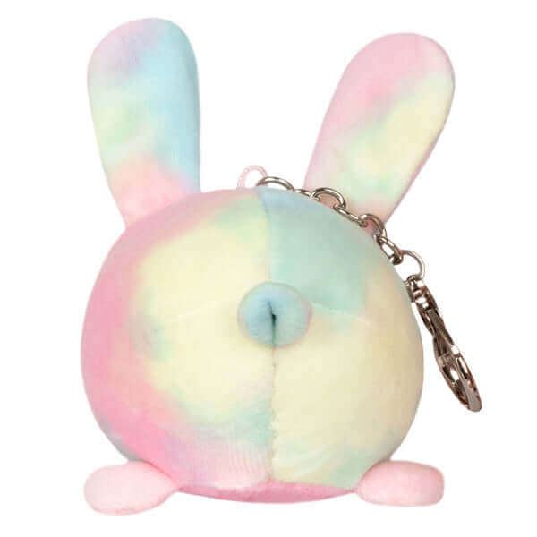 Micro Squishable Tie Dye Bunny Keychain