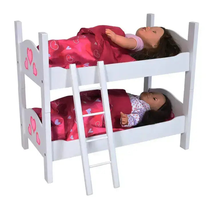Bunk Bed for Twin Dolls fits 18" Dolls