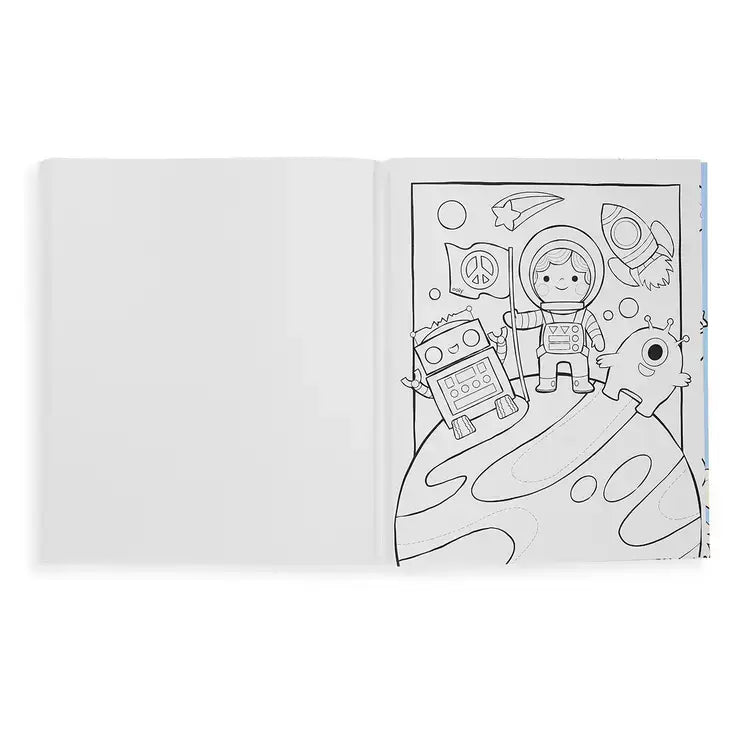 Color-in' Book: Outer Space Explorers Coloring Book