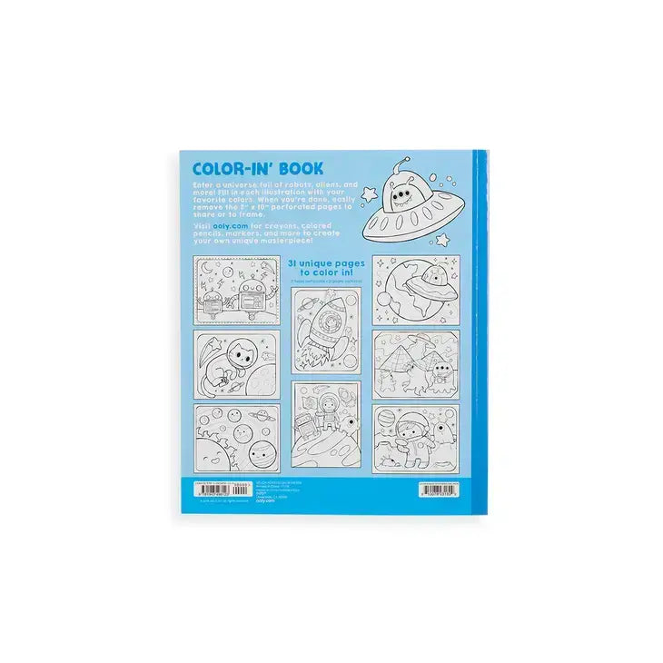 Color-in' Book: Outer Space Explorers Coloring Book