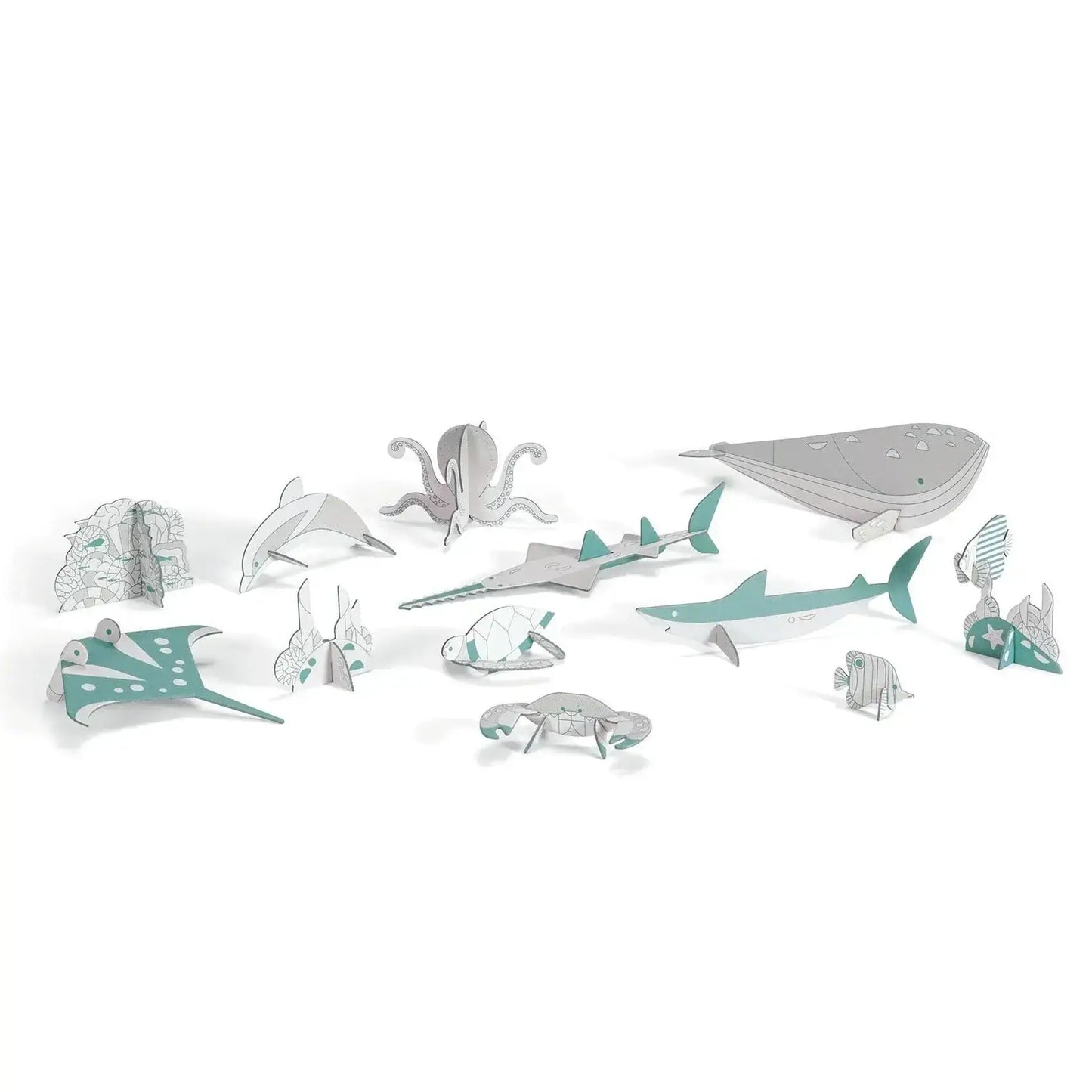 DIY Sea Life Color Assemble Play Kit Sea Life