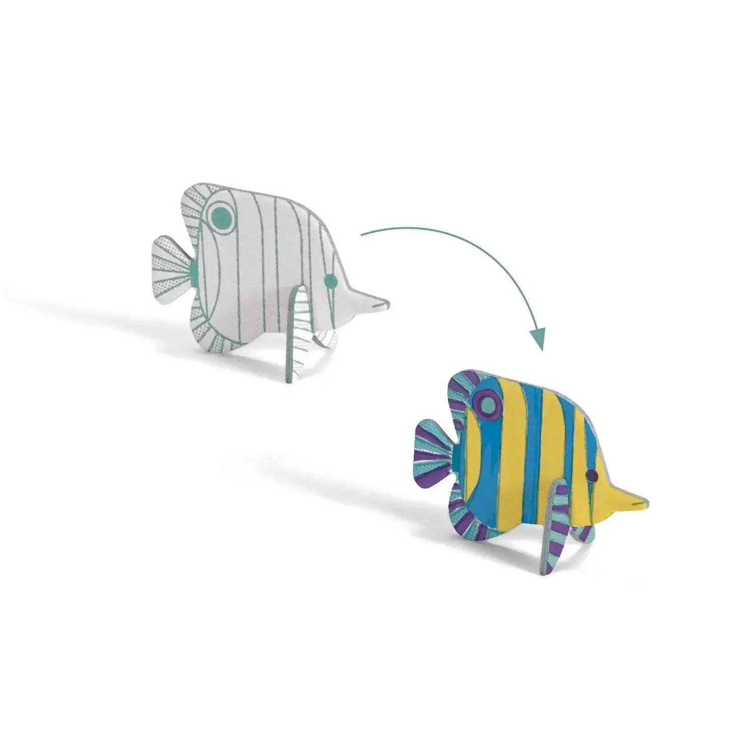 DIY Sea Life Color Assemble Play Kit Sea Life