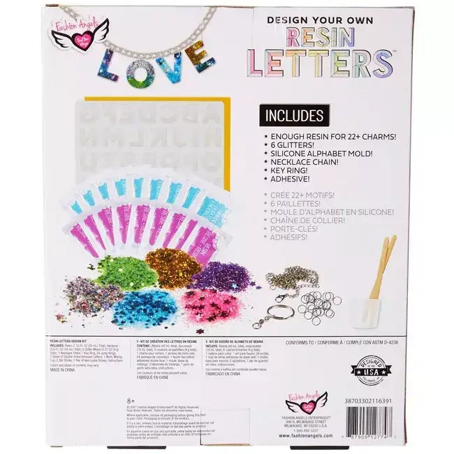 Design Your Own Resin Letters Art Kit