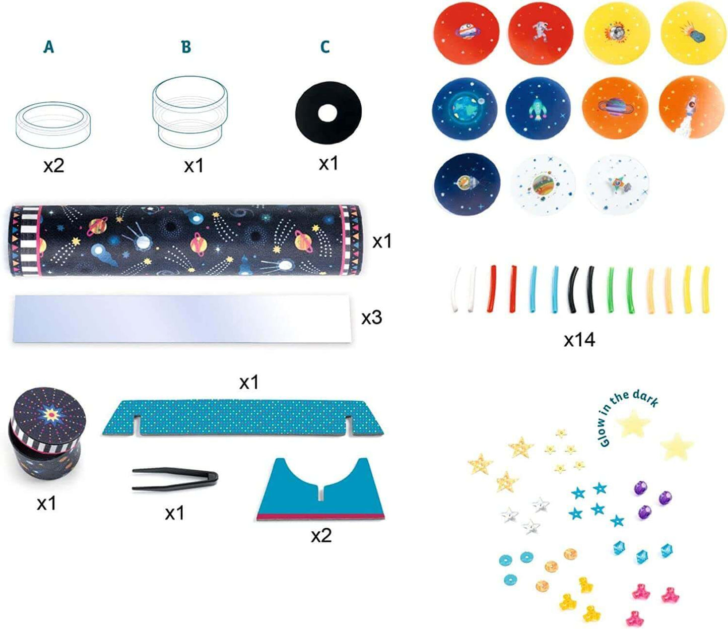 Do It Yourself Space Immersion Kaleidoscope Kit
