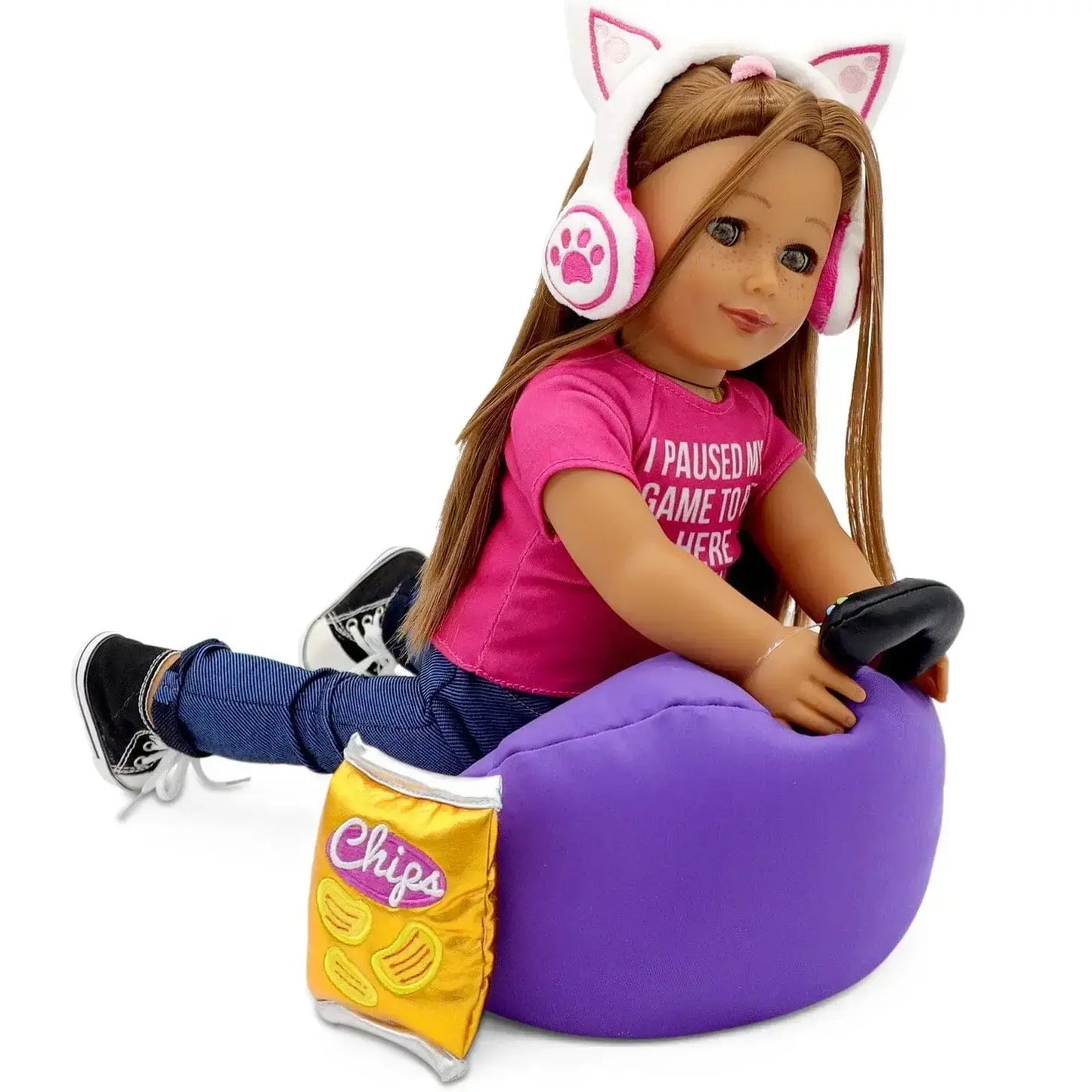 Gamer Girl 18" Doll Playset