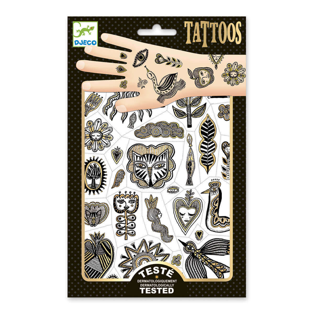 Golden Chic Temporary Tattoos