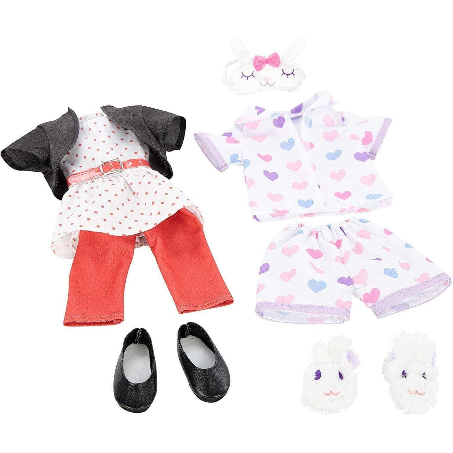 Kaylie - Brown Skinned Natural Haired 18in Doll with Carrying Case, Doll Outfit, and Pajamas