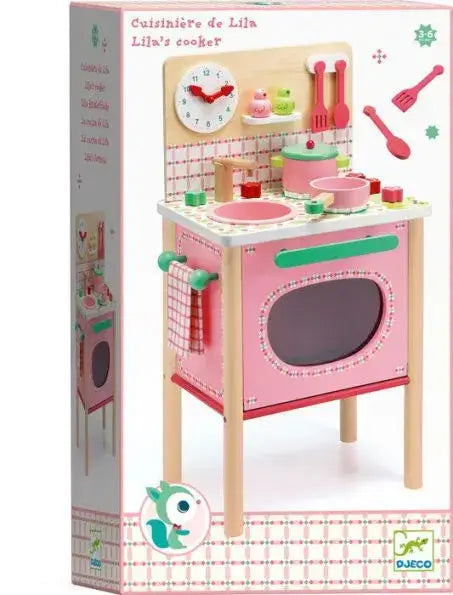 Lila's Wooden Cooker Play Set