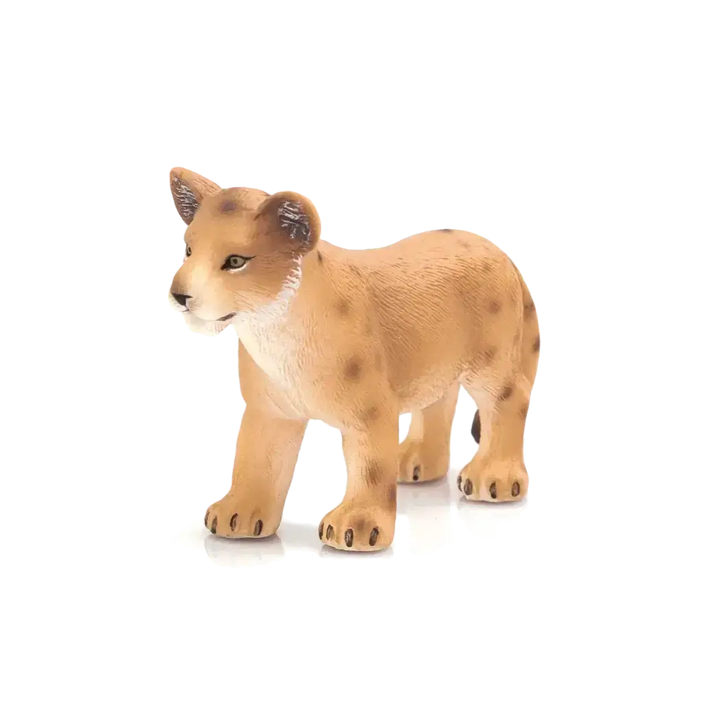 Lion Cub Standing Figure