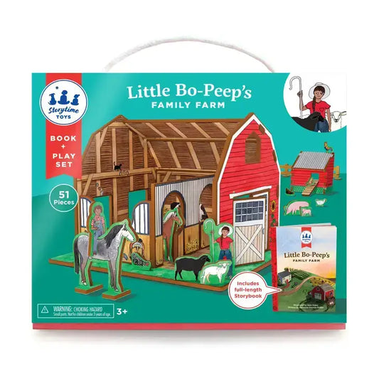 Little Bo Peep's Family Farm Book and Playset