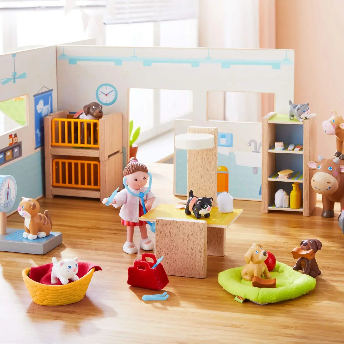 Little Friends Vet Clinic Play Set with Rebecca Doll and Vet