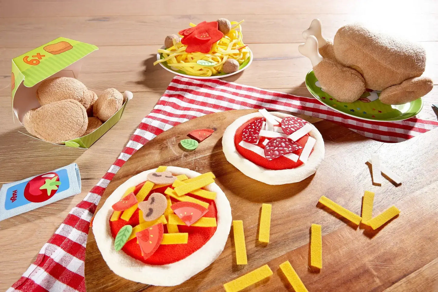 Mini Pizzas Soft Cloth Play Food