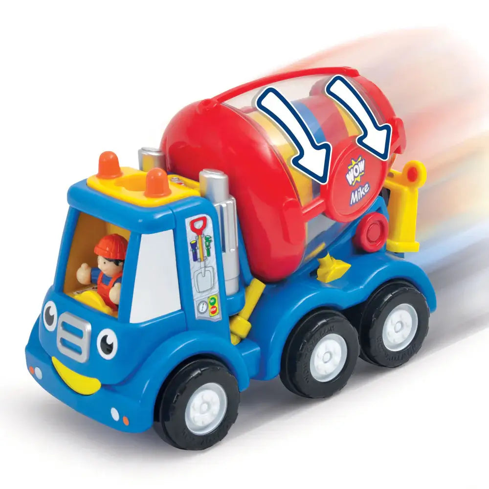 Mix 'n' Fix Mike Cement Mixer Gear Driven Wow Toys