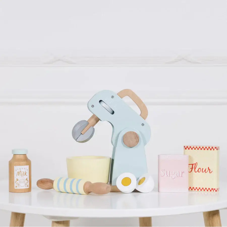 Mixer Set Wood Kitchen Playset