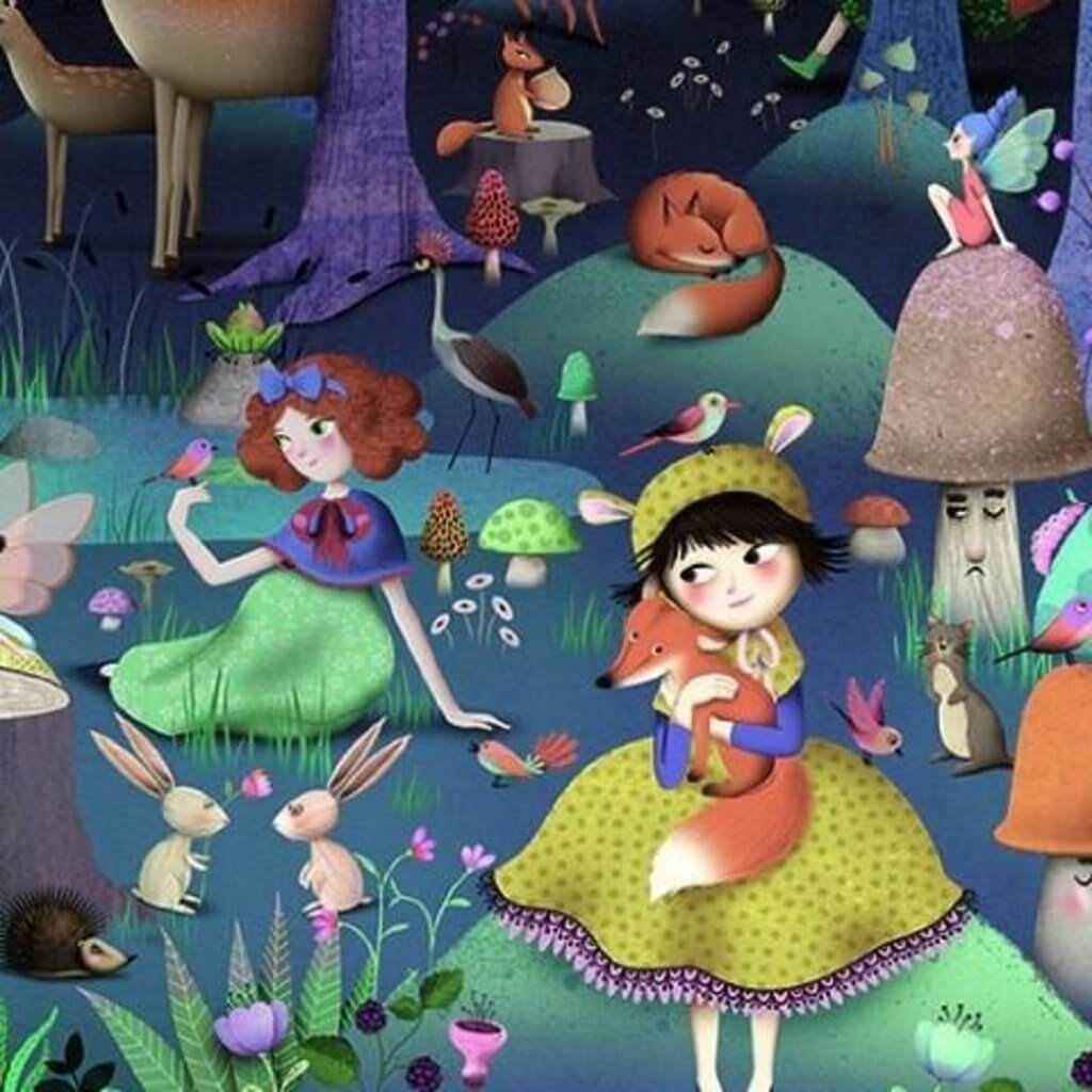 Observation Puzzle: Enchanted Forest 100 Piece Puzzle