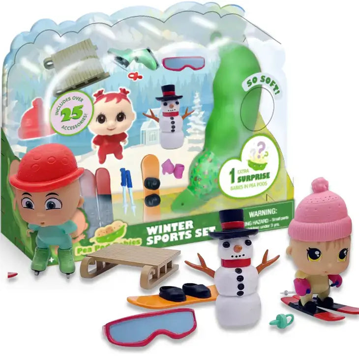 Pea Pod Babies, Winter Sports Set