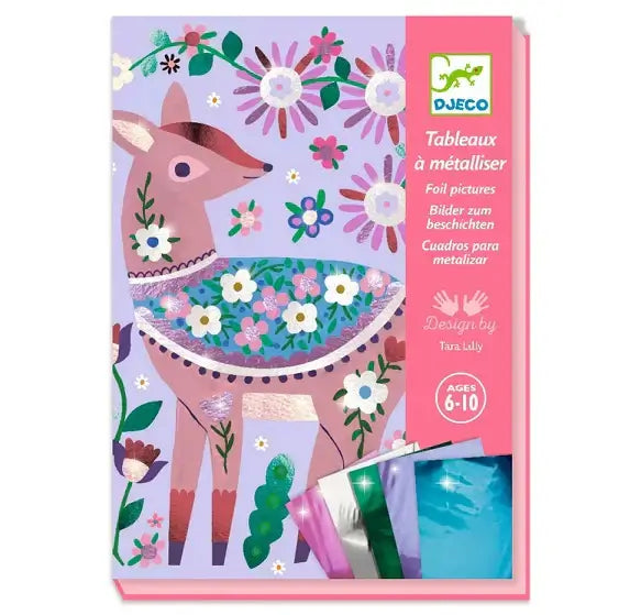 Pretty Wood Foil Pictures Art Kit