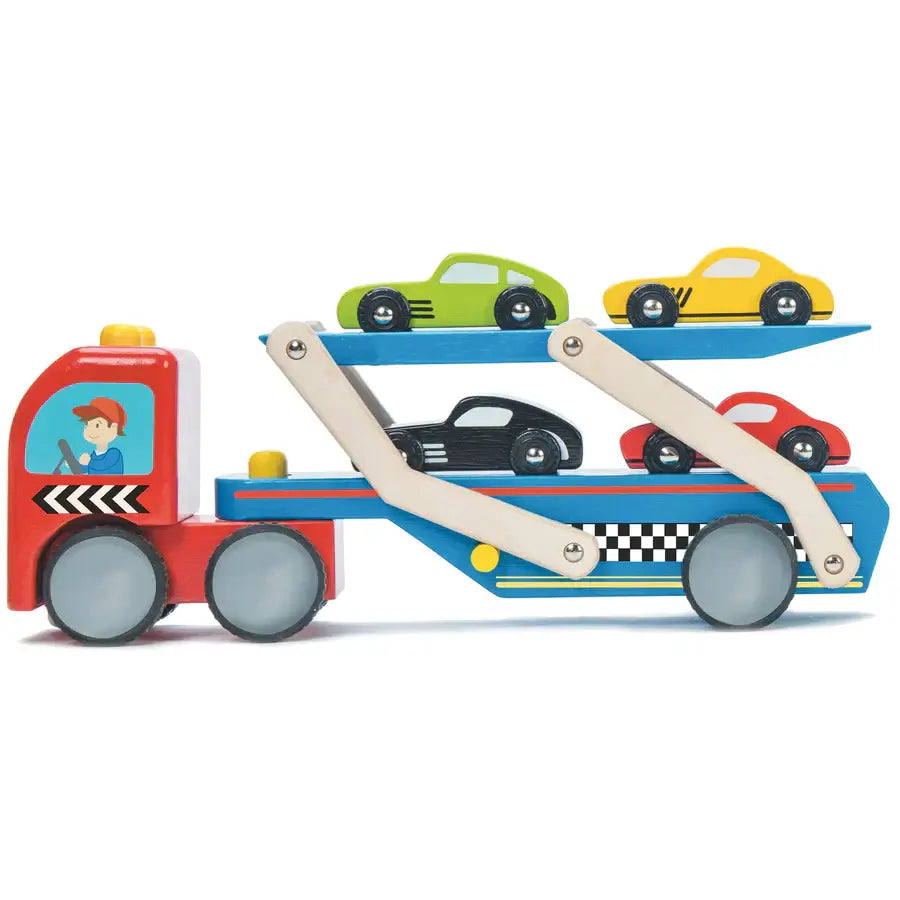 Race Car Transporter Wooden playset