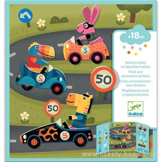 Reusable Stickers for toddlers - Cars