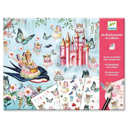 Rub-On Transfer Activity: In Fairyland art set