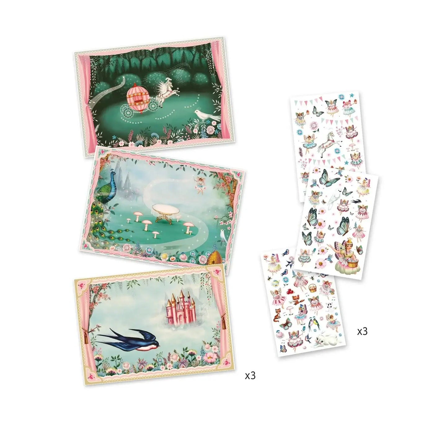 Rub-On Transfer Activity: In Fairyland art set