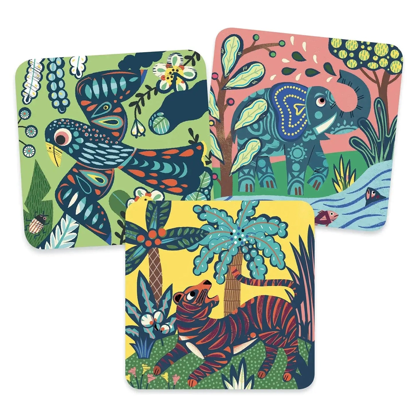 Scratch Card Activity Set: Big Animals art set