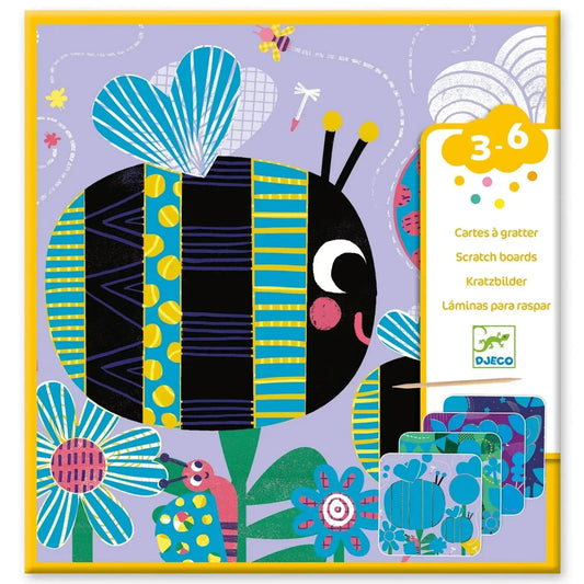 Scratch Card Activity Set: Bugs art set