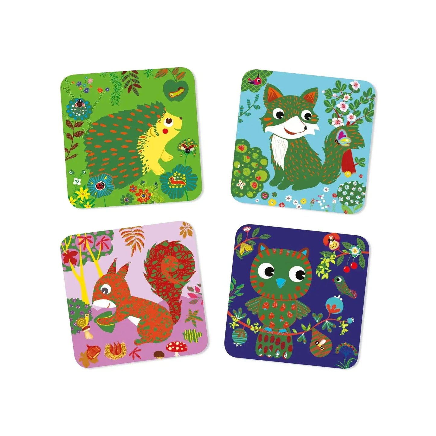 Scratch Card Activity Set: Country Creatures art set