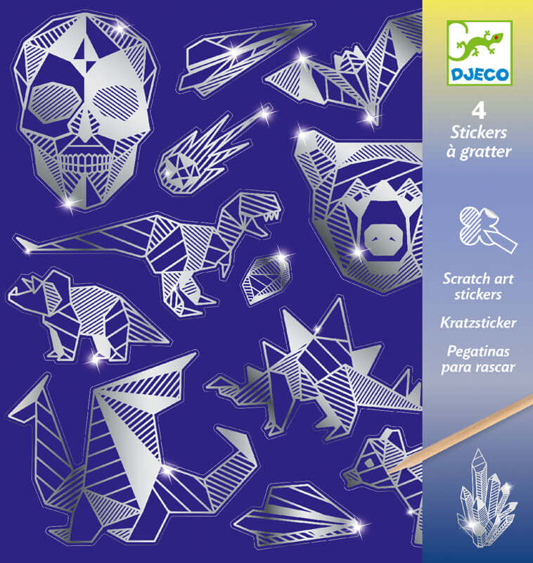 Scratch Sticker Set - Iron art set