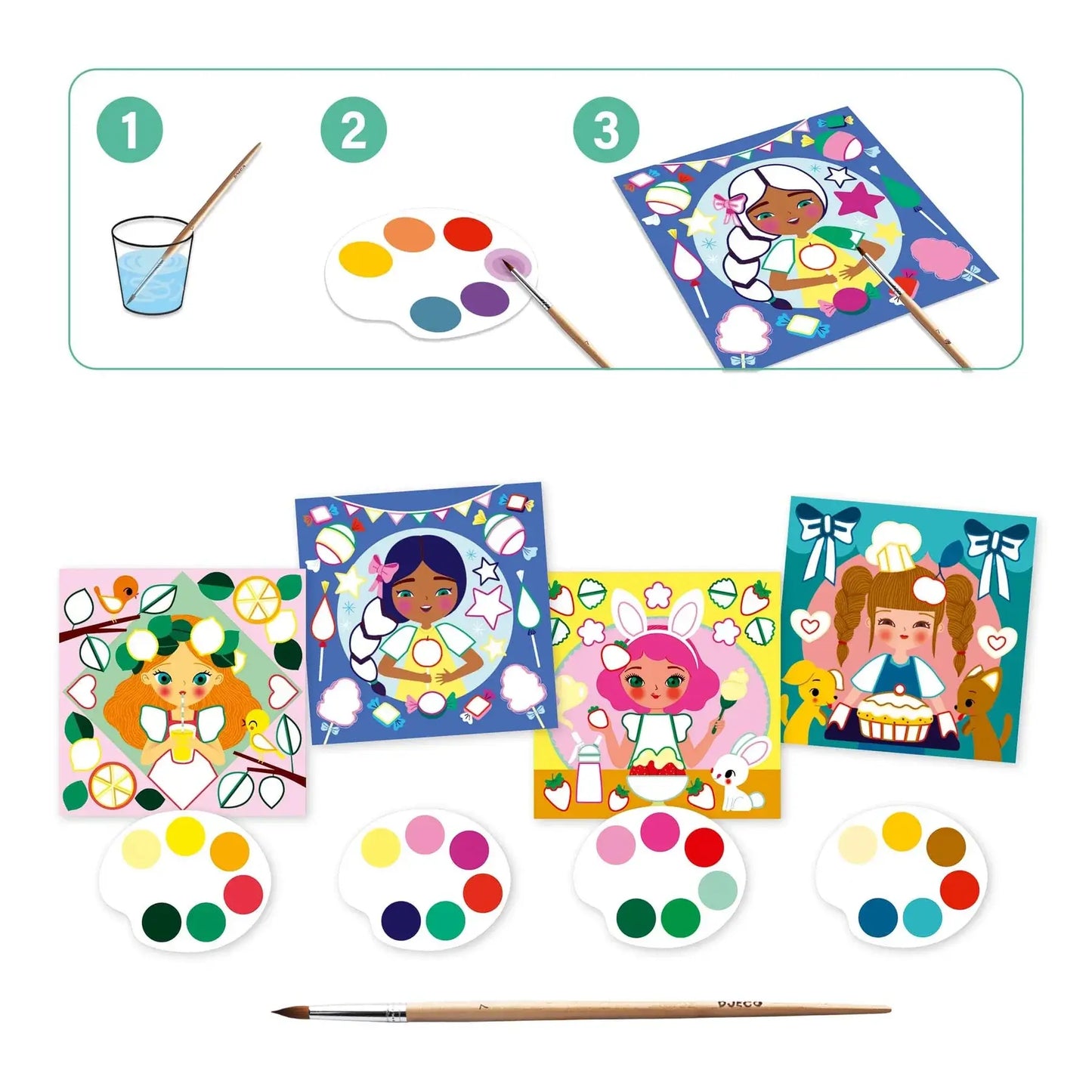 Snack Time Painting Surprise art kit