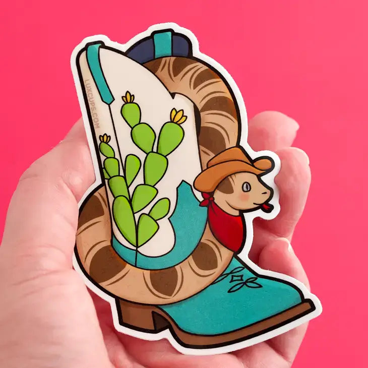 Snake In My Boot Sticker