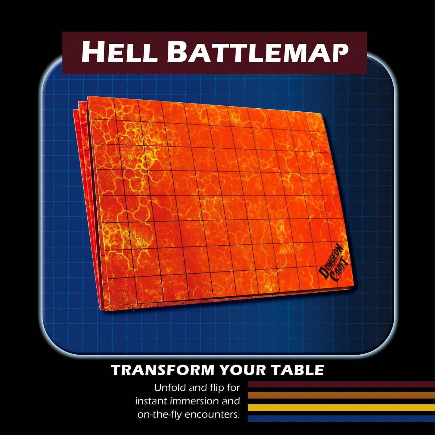 BattleMap: Hell RPG battle map for Tabletop Gaming