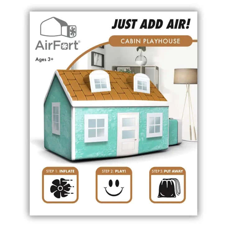 Cabin AirFort Inflatable Play Fort