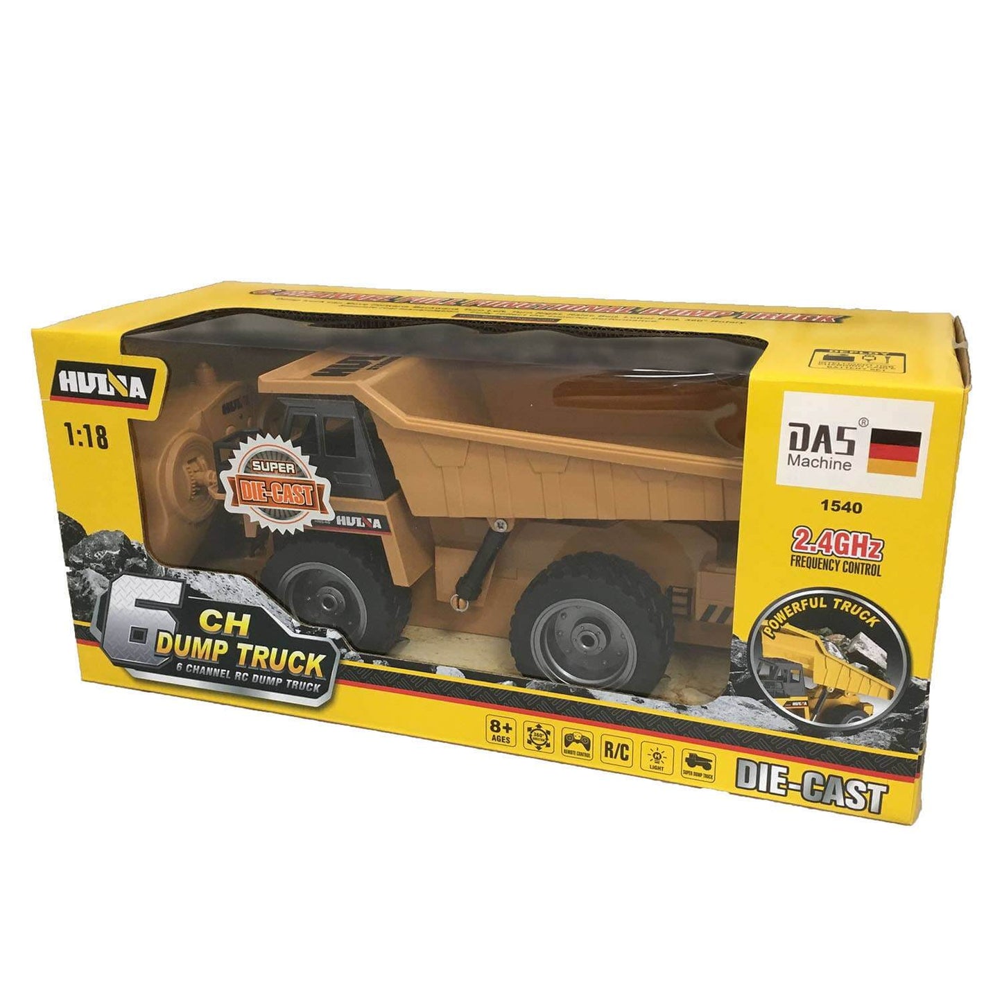 Dump Truck RC Radio Control Construction Model - 1:18 Scale